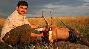 A blesbok hunt in the Free State.