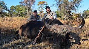 A successufl buffalo hunt in Zimbabwe.