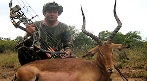 Impalas are a regularly hunted throughout southern Africa.