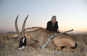 A late afternoon roan antelope hunt.
