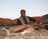 South Africa's national animal, the springbok.