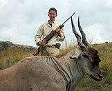 An eland hunted in the eastern Free State province.