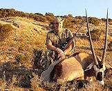 Gemsbok hunting may require you to cover a lot of terrain.