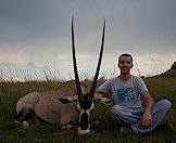 The gemsbok is popular amongst plains game hunters.