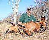 Red hartebeest are remarkably fast antelope.