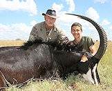 The sable antelope makes an incredibly attractive trophy.
