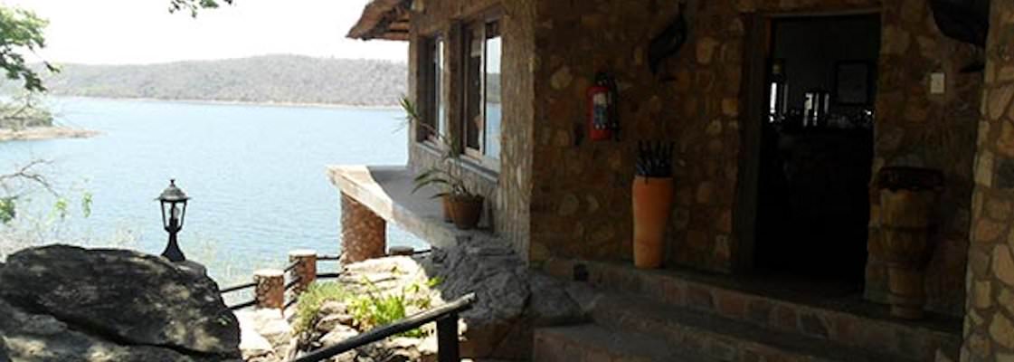 The Binga camp overlooks Lake Kariba.