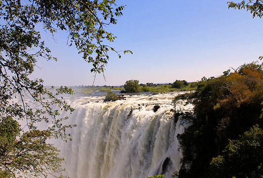 A spectacular view of Victoria Falls