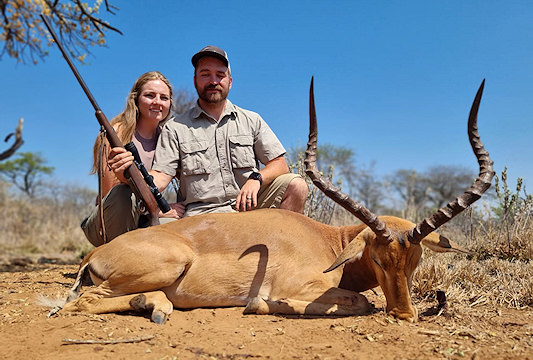 Impala are a hunting staple in Southern Africa.