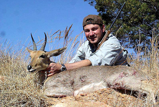 A mountain reedbuck hunting safari.