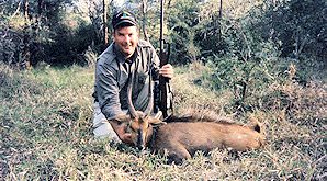 A bushbuck hunt in South Africa.