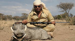 Warthogs are popular for hunting in southern Africa.