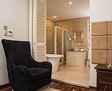 An elegant en suite bathroom.