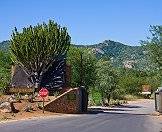 The entrance gate to Berg-en-Dal Rest Camp.