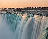 The stunning curvature of the Victoria Falls.