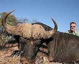A commemorative photograph of a buffalo hunt.
