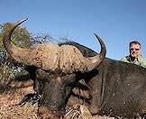 A commemorative photograph of a buffalo hunt.