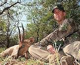 The bushbuck is available in most hunting concessions.