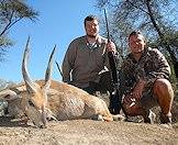 An impressive bushbuck trophy.