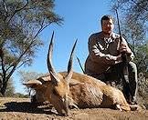 An impressive bushbuck trophy.