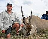 An eland taken on a hunting safari.