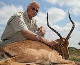 The impala can be hunted almost anywhere in South Africa.