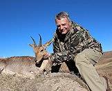 A mountain reedbuck hunted in the Free State province.