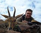 A mountain reedbuck hunted with AS Hunting Adventures.