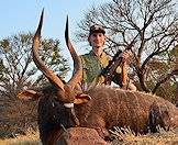 A fine nyala trophy.