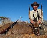 Nyala trophies are measured by their spiralled horns.