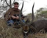 A nyala hunted in South Africa.