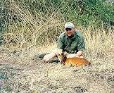 A red duiker hunt with ASH Adventures.