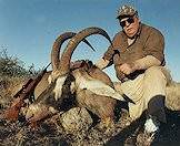 A roan antelope hunted in the Free State.
