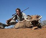 Warthog tropheis are measured by their tusks.