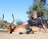 The impala is South Africa's most common species of antelope.