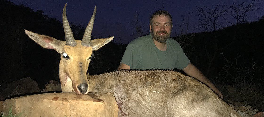 A mountain reedbuck hunted in the early evening in the Eastern Cape.