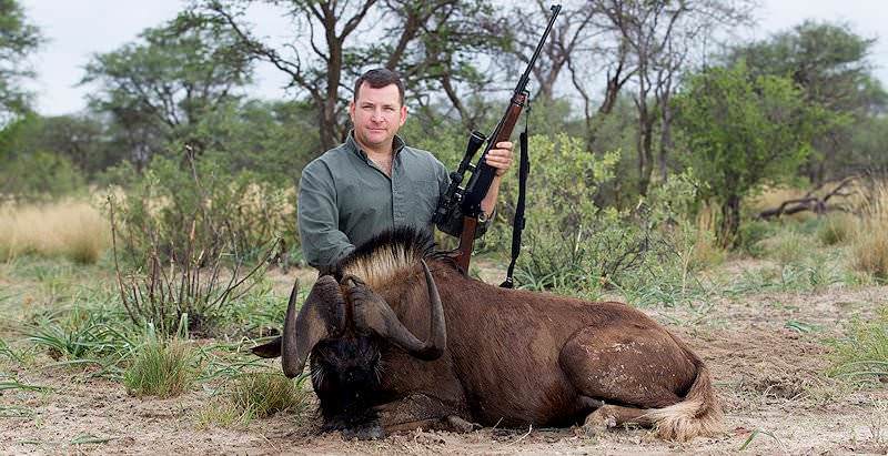 The black wildebeest is indigenous to South Africa.