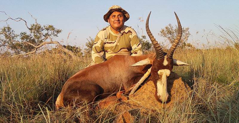 A successul blesbok hunt.