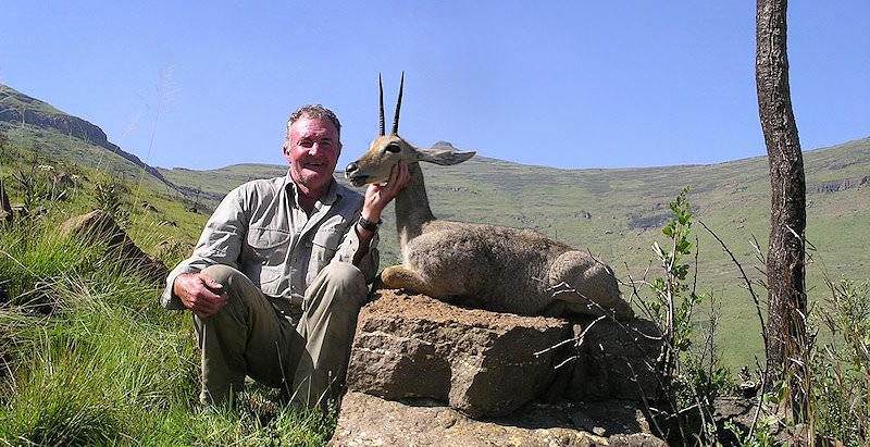A grey rhebuck hunted in the Eastern Cape.