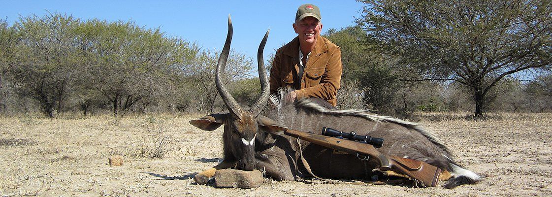 A successful nyala hunt in South Africa.